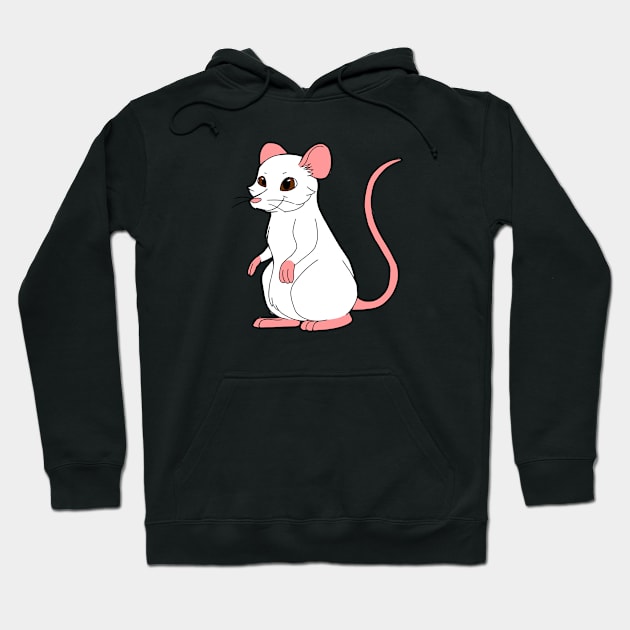 White Rat Hoodie by Adastumae